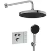 Image de Ideal Standard Ceratherm Navigo Solos Ensemble de douche encastré avec mitigeur thermostatique, BE126AA,