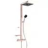 Image de Ideal Standard Alu+ Colonne de douche en applique avec mitigeur thermostatique, BE210RO,