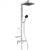 Image de Ideal Standard Alu+ Colonne de douche en applique avec mitigeur monocommande, BE204SI,