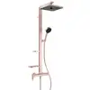 Image de Ideal Standard Alu+ Colonne de douche en applique avec mitigeur monocommande, BE204RO,