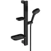 Image de Ideal Standard Alu+ Set de douche avec barre et tablette, 2 jets, BE226XG,