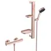 Image de Ideal Standard Ceratherm Alu+ Robinetterie de douche en applique avec mitigeur thermostatique, BE227RO,