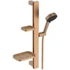 Image de Ideal Standard Idealrain Alu+ Ensemble de douche, Pomme de douche économique avec deux types de jets (SilkRain et Rain) et supports réglables   Bronze (349x157x600 mm)