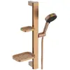 Image de Ideal Standard Alu+ Set de douche avec barre et tablette, 2 jets, BD586BR,