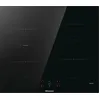 Image de Hisense HI621FM Plaque de cuisson à induction 60 cm, 4 zones avec zone connectée, Power Boost, 7200 W, contrôle tactile, minuterie et indicateur de chaleur résiduelle, vitrocéramique, noir