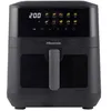 Image de Hisense HAF2100DCD Friteuse à air chaud, 2100 W, capacité de 7,7 l, 10 programmes prédéfinis, revêtement antiadhésif, économe en énergie, fonction Start Delay, dimensions : 40,1 x 31 x 35 cm, noire