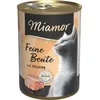 Image de MIAMOR - Nourriture Humide pour Chats Adultes avec 7 variétés de Viande et d'abats - Nourriture complète sans céréales avec Taurine dans Une boîte sans additifs artificiels - 12 x 400 g Poulet