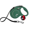 Image de Flexi Classic S Sangle 5 m Vert Olive Laisse à Enrouleur pour Chien jusqu'à 15 kg