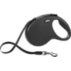 Image de Flexi Laisse rétractable Classique noire - M - 5 m