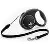Image de Flexi M Cord 5 m - Noir/Argent - Laisse rétractable pour chiens jusqu'à 20 kg
