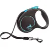Image de Flexi laisse rétractable design bleu/noir - S - 5 m