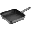 Image de WMF Permadur Premium poêle à griller 28 cm induction, poêle à steak induction, revêtement en aluminium, poêle à griller induction, poêle à steak idéale pour une friture croustillante, poêle carrée, p
