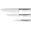 Image de WMF Set de Couteaux 3 pièces, Grand Gourmet Performance Cut, fabriqué en Allemagne, Lame en Acier spécial forgé, Acier Inoxydable, Silber, en 3 Parties