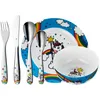 Image de WMF Licorne Enfants 6 pièces 3 9 Ans en Acier Inoxydable Cromargan Poli Passe au Lave-Vaisselle de Couleur et Alimentaire, Acier Inoxydable, Silver, 14 cm, 6 unités de