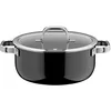 Image de WMF Fusiontec Mineral Pro 0518635290 Casserole à induction avec couvercle, 24 cm, durable, matériau résistant aux rayures, convient à tous les types de feux, fabriquée en Allemagne, noire
