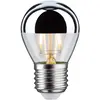 Image de Paulmann 28664 Ampoule LED à filament avec miroir de tête Argenté 2700 K 2,6W E27
