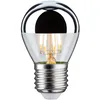 Image de Paulmann Ampoule LED 28668-4,8 W - Miroir de tête - Argent - 2700 K - Blanc chaud - Intensité variable - E27