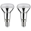Image de Paulmann 29049 Standard 230V Réflecteur LED R50 230V pack de 2 2x5W 2x420lm Argent Verre 2700K - Blanc chaud E14