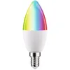 Image de Paulmann 29146 Standard 230 V Smart Home Zigbee LED ampoule E14 470lm 5W RGBW+ gradable Dépoli ampoule