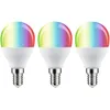 Image de Paulmann 29154 Standard 230 V Smart Home Zigbee LED sphérique E14 3x470lm 3x5W RGBW+ gradable Dépoli Kit