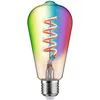 Image de Paulmann 29158 Filament 230V Smart Home Zigbee LED cylindrique ST64 E27 470lm 6,3W RGBW gradable Doré ampoule