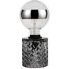 Image de Pauleen Paulmann 48083 Crystal Smoke Lampe à poser max. 20 W, culot E27, ampoule rétro, style vintage, verre fumé, 230 V, verre