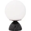 Image de Pauleen 48192 Lampe à poser Shining Pearl 20 watts max. noir, blanc, marbre, verre E14