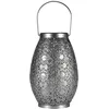 Image de Pauleen 48294 Lanterne LED Sunshine Temptation 23,5 cm Argent IP44 luminaire Solaire, Métal, 0.025 W