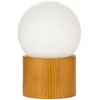 Image de Pauleen 48315 Poser Woody Shine G9 Max. 20W, Verre Lampe de Chevet, Bois, Naturel