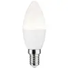 Image de 50125 LED ZB Kerze 400lm 5,5W 2700K matt dim Paulmann Home Ampoule à LED E14 CEE: G (A - G) 5 W blanc chaud mat