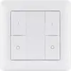 Image de 50134 SH ZB Wandtaster Doppelwippe On/Off/Dimm Paulmann Home Commutateur sans fil blanc