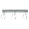 Image de Paulmann 66640 Spots Frame 3x4,5W, Blanc Dépoli/Chrome, 230V, Métal
