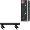 Image de Paulmann 66775 Spotlight Zyli IP44 GU10 230V max. 2x10W dimmable noir mat