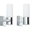 Image de Paulmann 70354 Kit de 2 appliques Gemini, IP44, max. 20W, E14, Chrome