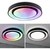 Image de Paulmann 70545 Rainbow Plafonnier LED LED LED 19.25 W noir, blanc