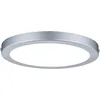 Image de Paulmann 70933 Panneau LED Atria rond incl. 1x15 watts éclairage de plafond Chrome mat plafonnier plastique éclairage de salon 4000 K
