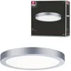 Image de Paulmann 70983 Panneau LED Abia carré incl. 1x22 watts Éclairage de plafond Chrome mat Panneau lumineux plastique Luminaire de plafond 2700 K