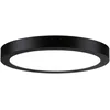 Image de Paulmann 71025 panneau LED Abia 300 mm rond blanc lumière du jour Noir panneau lumineux synthétique Panneau de plafond 4000 Kelvin