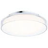 Image de Paulmann 71075 Plafonnier LED Selection Bathroom Luena IP44 3000K 860lm 230V 16,5W Verre, Chrome luminaire de salle de bain