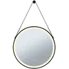 Image de Paulmann 71089 Miroir lumineux LED Mirra IP44 White Switch 750lm 230V 11,5W gradable Noir, Miroir luminaire de salle de bain