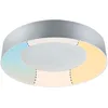 Image de Paulmann 71095 Plafonnier LED Casca IP44 White Switch 2300lm 230V 25W Noir Alu rond Métal, plastique 3000 K