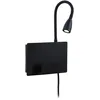 Image de Paulmann 71101 Applique LED Halina USB C 2700K 200lm 230V 2,4W Noir mat Lampe de lecture murale