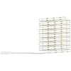 Image de Paulmann 78862 Ruban LED (Base) avec connecteur mâle 230 V 3 m blanc chaud 1 set