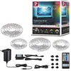 Image de Paulmann 78876 MaxLED 250 LED Strip Kit de base TV Comfort 65’’ 4,3m 22W 234lm/m 28LEDs/m RGBW+ 24VA gradable