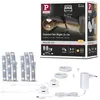 Image de Paulmann MaxLED 78894 Bande LED 250 Night Comfort Kit de base 1 m 2 x 300 lm 60 LED/m avec 2 bandes lumineuses de 4 W en plastique argenté 2700 K