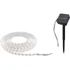 Image de Paulmann Set de base bandeau LED Solar LED Stripe 3m warmweiß 78896 0.3 W blanc chaud noir