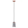 Image de Paulmann 79617 Neordic Stig Luminaire suspendu, max. 1x20W, E27, Gris/Cuivre mat, 230V, Béton/Métal