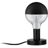 Image de Paulmann 79758 Neordic lampe à poser Haldor rond max. 20 watts luminaire à poser Noir lampe de chevet Métal lampe de lecture E27