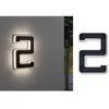 Image de Paulmann 79843 4000870798430 Eclairage solaire pour numéro de maison CEE: A (A - G) 0.20 W blanc chaud noir