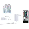 Image de Paulmann MaxLED 79880 Lot de 250 LED avec housse de protection IP44 et bande lumineuse 9,8 W 3000 K RGBW 1,5 m